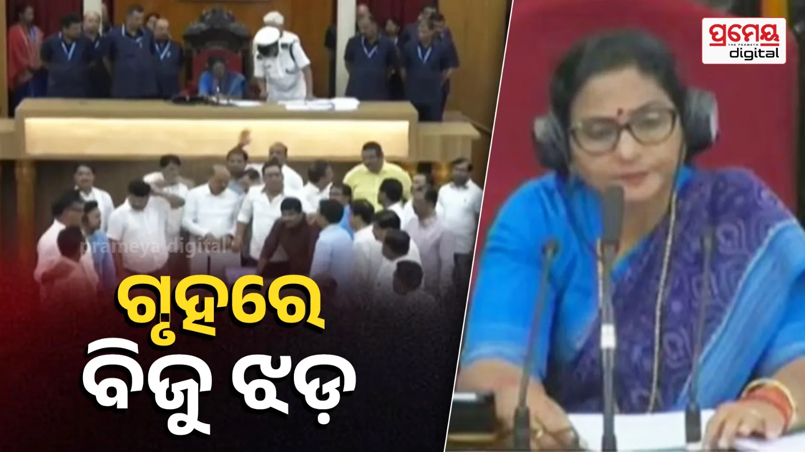 Odisha Assembly Uproar