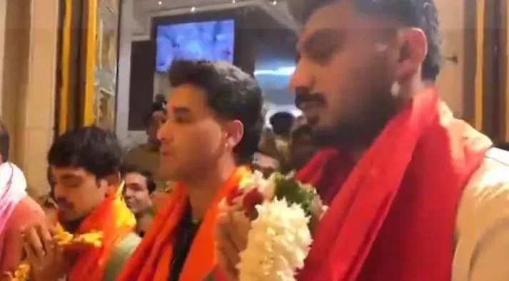 Indian cricket team offered prayers at Shree Siddhivinayak Ganapati Temple before the T20 World Cup