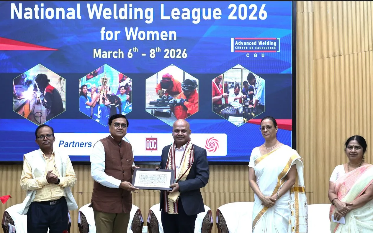 The National Welding League 2026 was inaugurated at C.V. Raman Global University (CGU)
