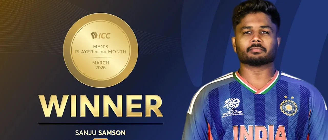 Sanju Men’s Player of the Month
