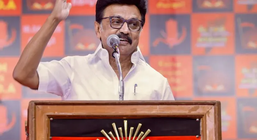 MK stalin attacks centre