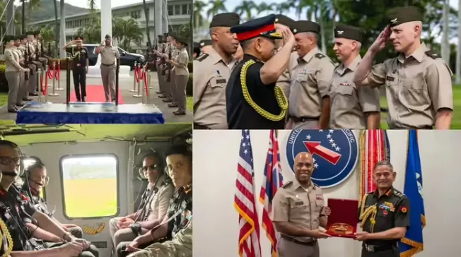 Upendra Dwivedi Receives Guard of Honour at Fort Shafter During US Visit
