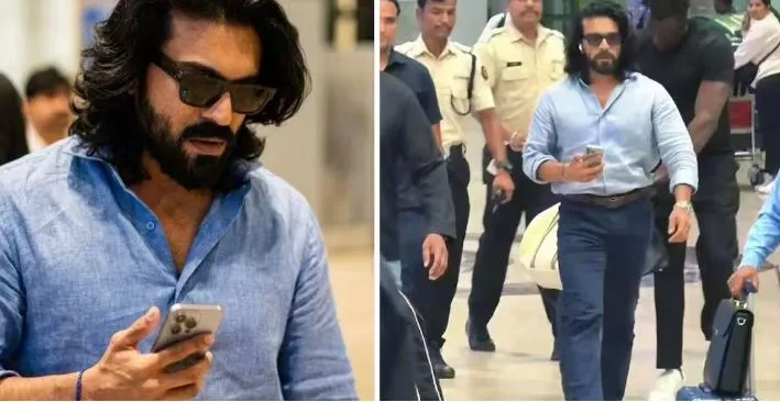 Ram Charan’s Shocking Airport Transformation Video Goes Viral Ahead of Peddi