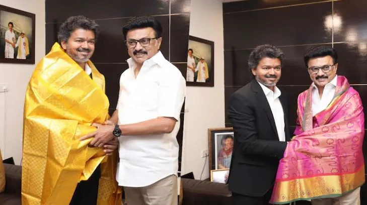 CM Vijay meets MK Stalin ahead of floor test