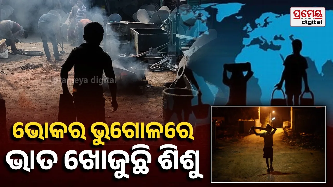 World Childrens Day Child Labour Hunger Crisis Global War