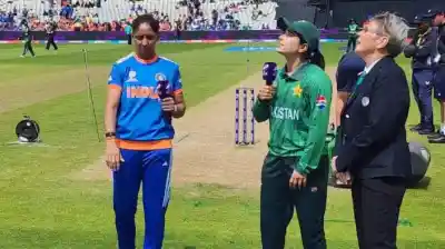 Harmanpreet Kaur, Fatima Sana Skip Handshake at Toss Before India vs Pakistan Women’s Clash