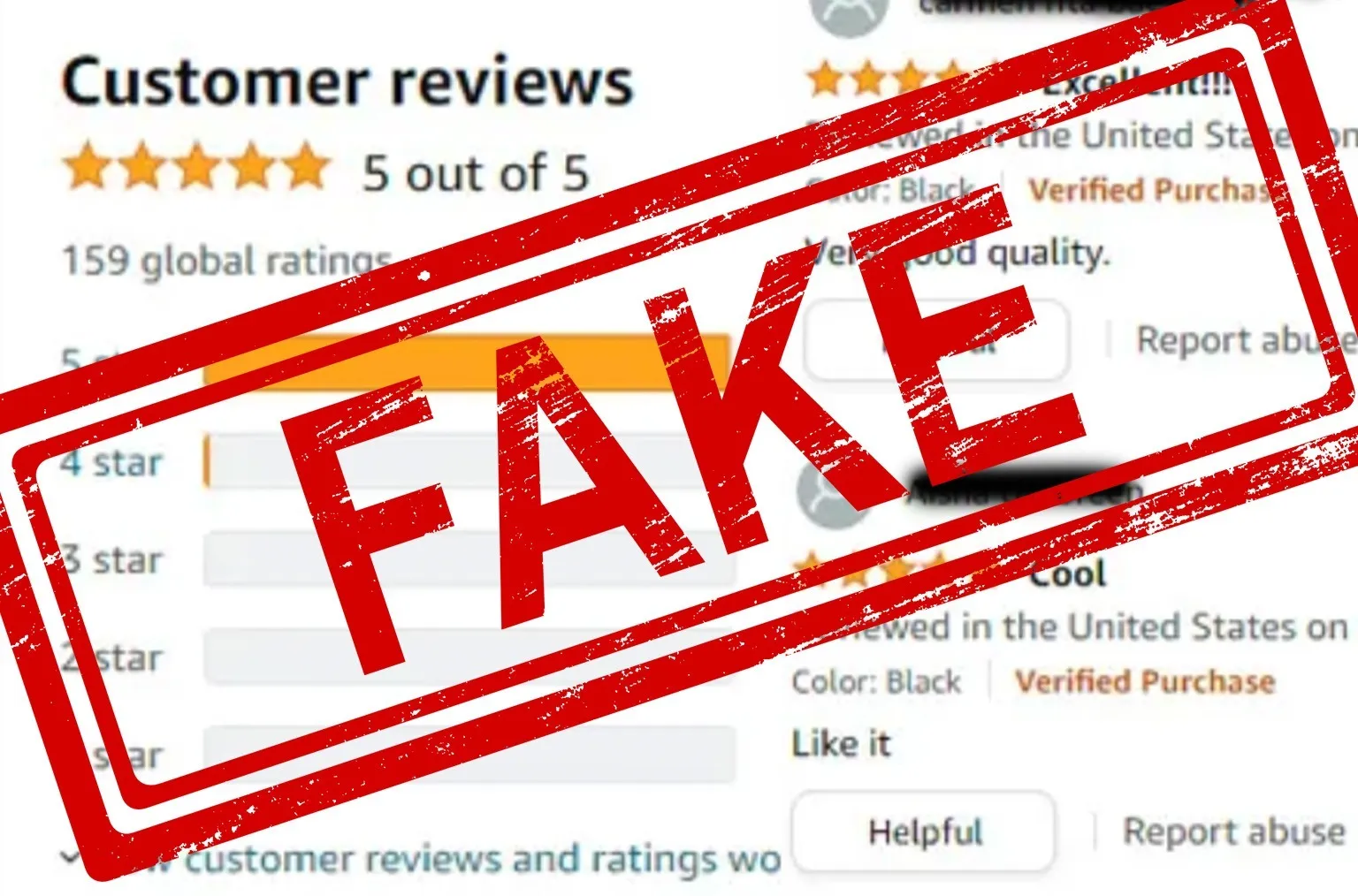 Fake online reviews