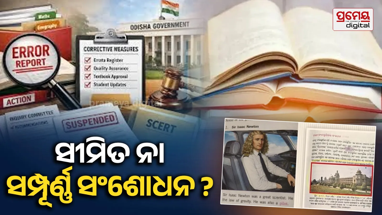 Text Book Error: ତେଜୁଛି ବହି ରାଜନୀତି, ବଦନାମ ହେଉଛନ୍ତି ସରକାର; ପିଲାଙ୍କ ପଢ଼ାକୁ ନେଇ ଗଣଶିକ୍ଷା ବିଭାଗର ନାହିଁ ତତ୍ପରତା