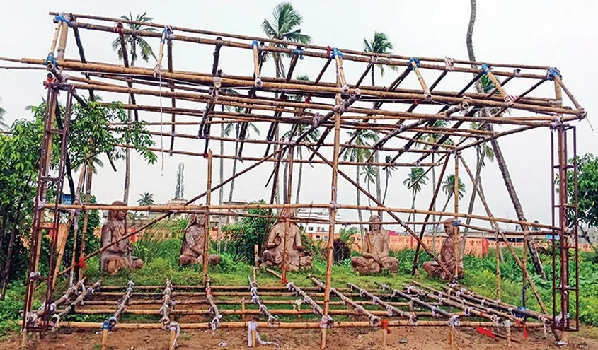 ସୁପ୍ରିମ୍‌କୋର୍ଟଙ୍କ ନିର୍ଦ୍ଦେଶକୁ ଫୁ'...ବଡ଼ଦାଣ୍ଡରେ ପୋତା ହେଲା ଟେଣ୍ଟ, ରଥଯାତ୍ରାରେ ଖୋଲିବ ଷ୍ଟଲ୍