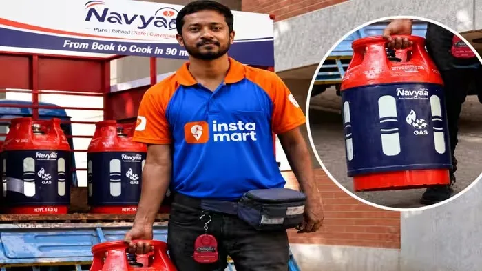 Instamart LPG cylinder delivery
