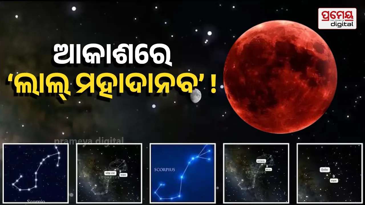 Moon Antares conjunction 2026