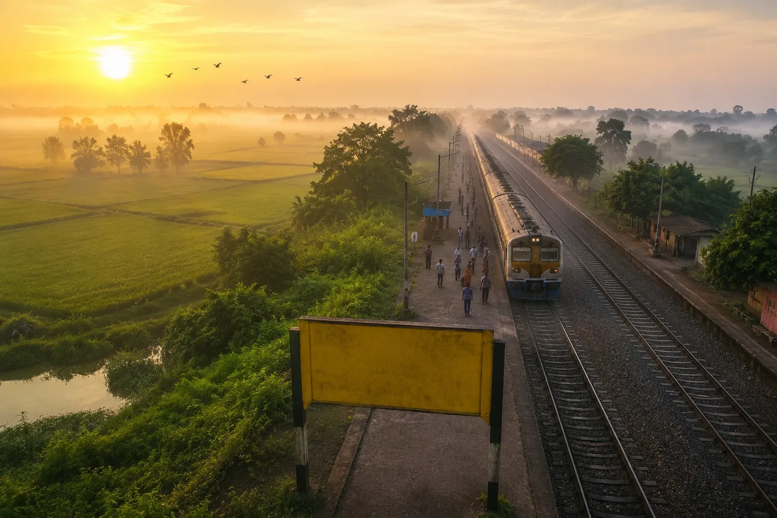 Nameless railway station : ଭାରତର ଅନାମ ରେଲୱେ ଷ୍ଟେସନ, ୨ ଗାଁର କଳିରୁ ହଟିଲା ସାଇନବୋର୍ଡ