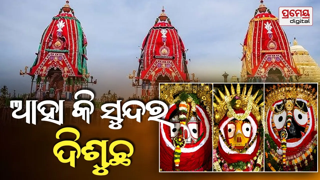ଭକ୍ତଙ୍କୁ  ସୁନାବେଶରେ ଦର୍ଶନ ଦେଲେ ତିନି ଠାକୁର