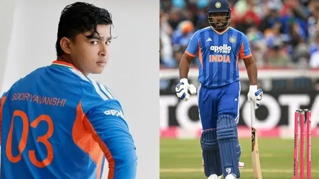 Sanju Samson vs Vaibhav Sooryavanshi 