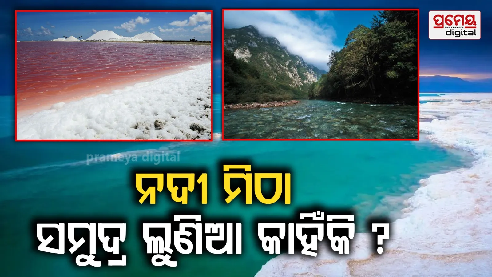 Why Is the Sea Salty ? ନଦୀ ପାଣି ମିଠା ଲାଗୁଥିବା ବେଳେ ସମୁଦ୍ର ପାଣି କାହିଁକି ଲୁଣିଆ ? ଜାଣନ୍ତୁ ଇତିହାସ …