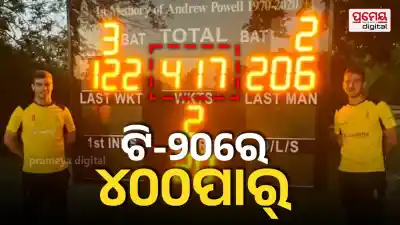 England Club Smashes 417 Runs in T20 Match, Batter Creates History with Double Century